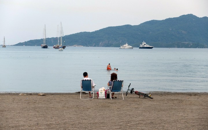 Sanıyorum, bisikletliler de Marmaris'i seviyor.